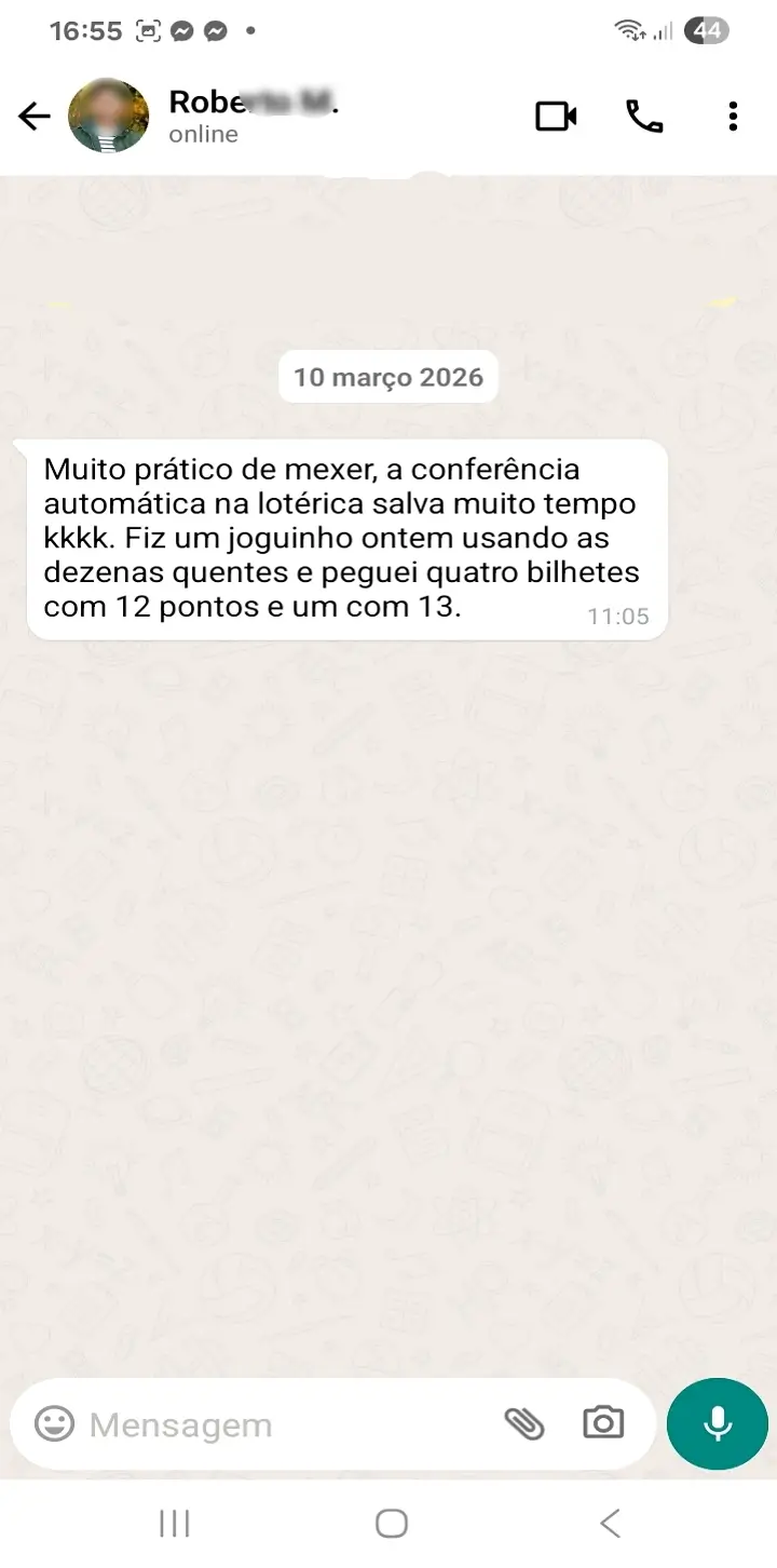 Depoimento WhatsApp Cliente 2