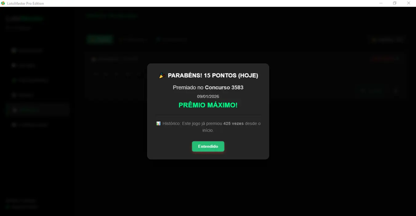 Tela de Conferência