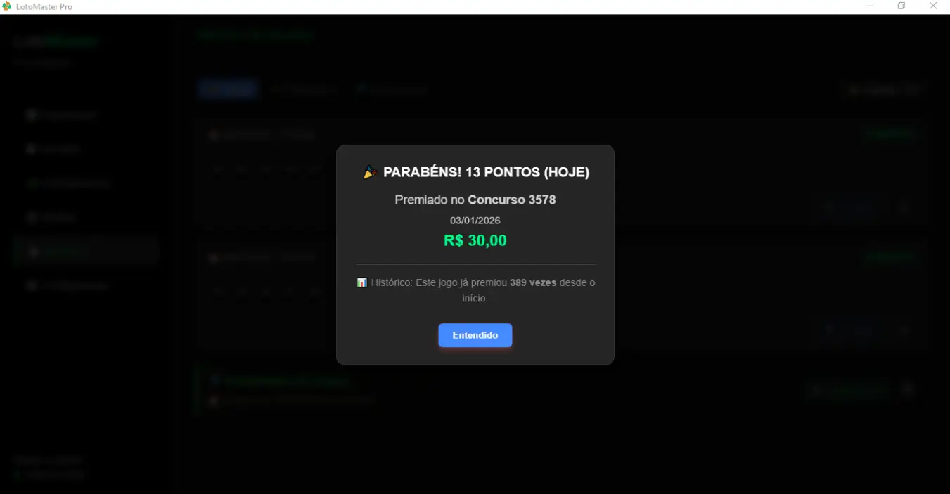 Tela de Conferência